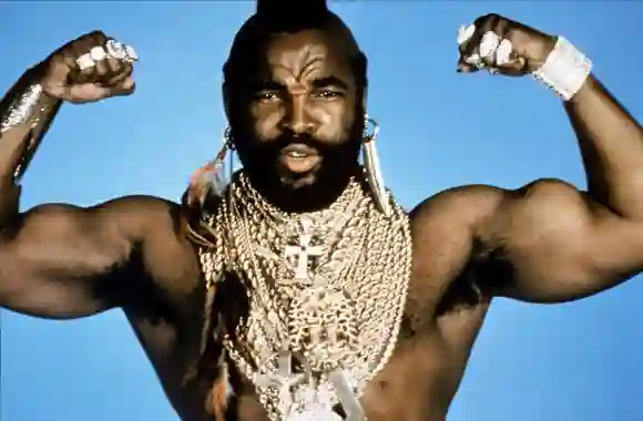 Der "Das A-Team"-Star Mr. T als "B.A. Baracus"