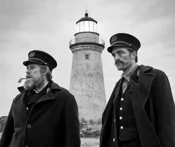Willem Dafoe und Robert Pattinson in „The Lighthouse“
