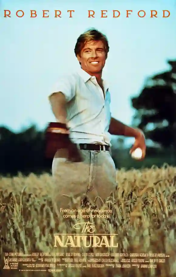 Robert Redford spielte 1984 in dem Film 'The Natural'.
