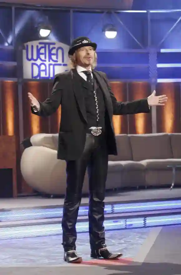 thomas gottschalk hut wildwest outfit wetten dass