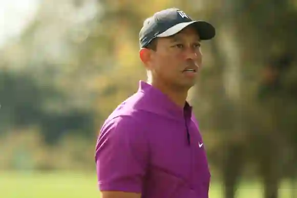 Tiger Woods im Dezember 2020 auf dem Golfplatz in Orlando