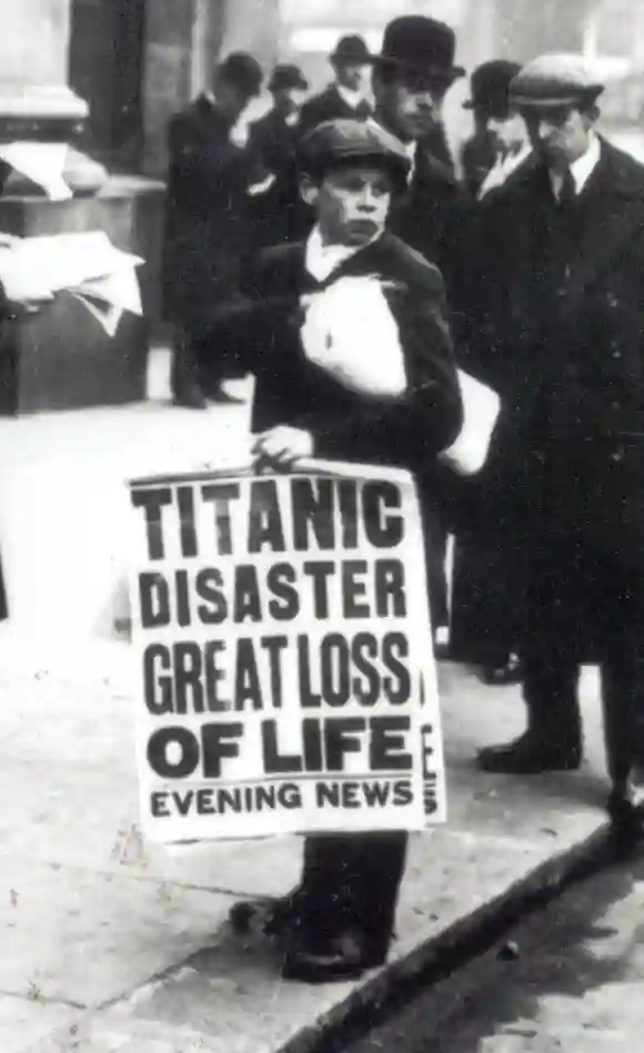 Titanic Zeitungsjunge
