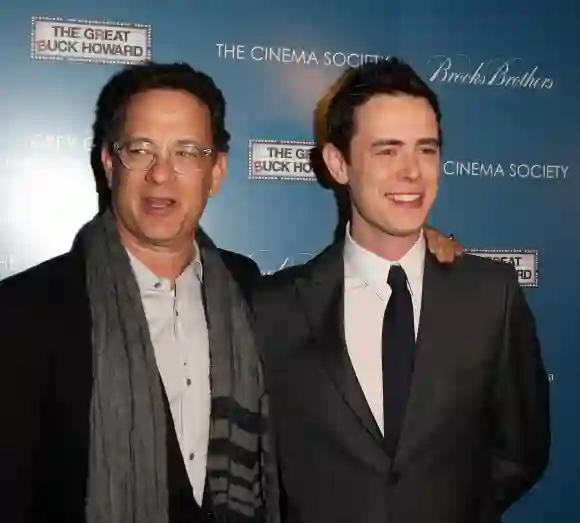 Tom Hanks und Colin Hanks 2009 in New York