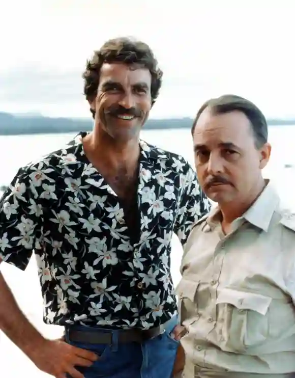 Tom Selleck und John Hillerman in „Magnum“