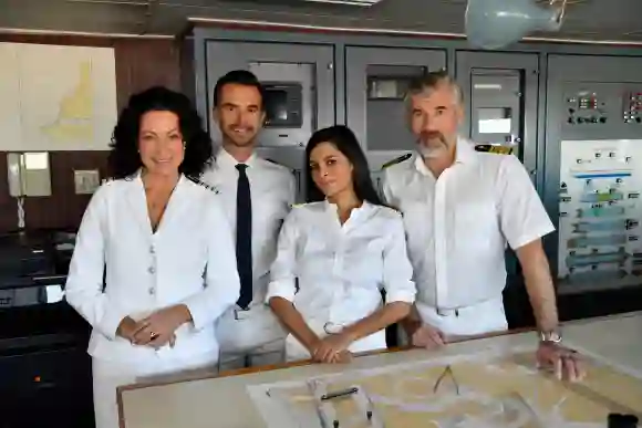 "Das Traumschiff"-Crew: Barbara Wussow, Collien Ulmen-Fernandes, Daniel Morgenroth und Florian Silbereisen
