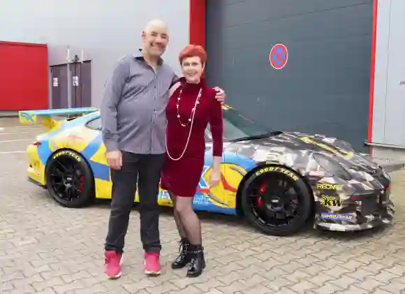Uwe Abel und Iris Abel bei der Verleihung der Goldenen Sonne 2021 am 28. August 2021