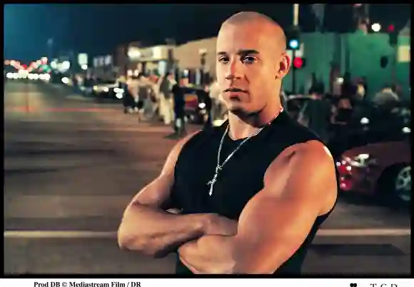 Vin Diesel spielte als "Dominic Toretto" in "The Fast and the Furious".