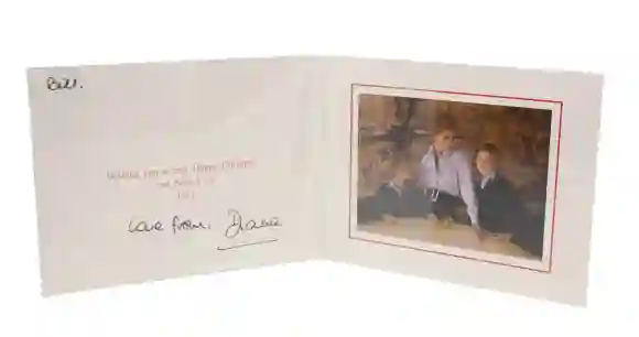Weihnachtskarte von Lady Diana 1993