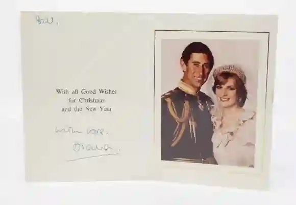 Weihnachtskarte von König Charles und Lady Diana