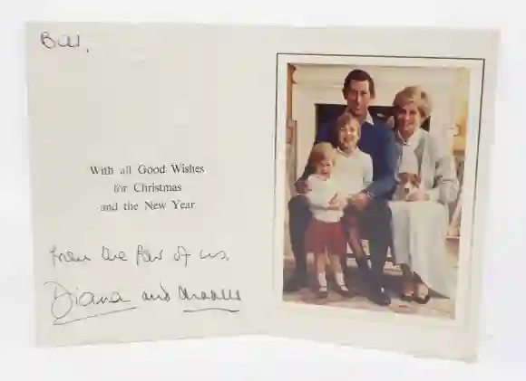 Weihnachtskarte von König Charles und Lady Diana