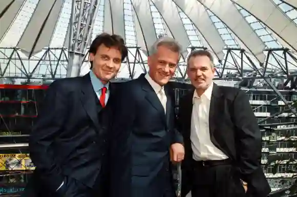 GZSZ-Stars Wolfgang Bahro, Frank-Thomas Mende und Hans Christiani im Jahr 2000