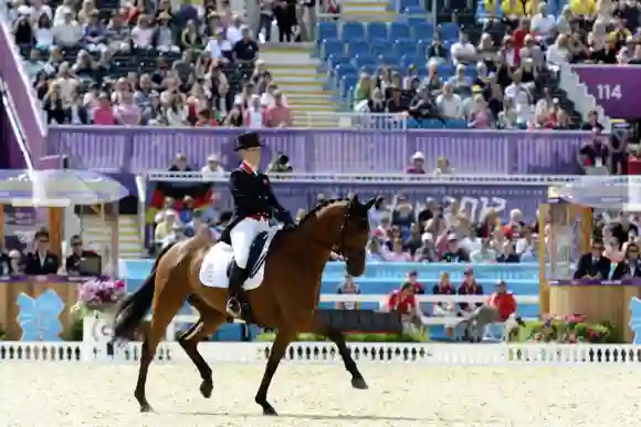 Zara Tindall bei der Olympiade 2012 in London