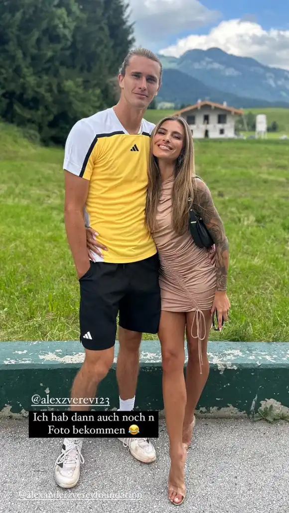 Alex Zverev und Sophia Thomalla heiß sexy