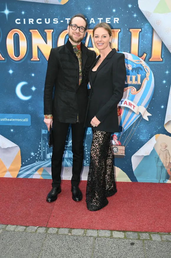 Modedesigner Andre Schwope-Lucas und Susanne Steiger bei einem Event 2024
