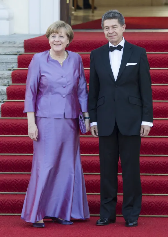 Angela Merkel Joachim Sauer 2015