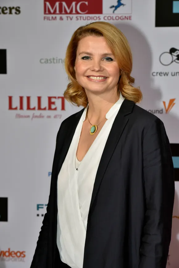 Annette Frier in Köln bei der Deutschen Akademie für Fernsehen