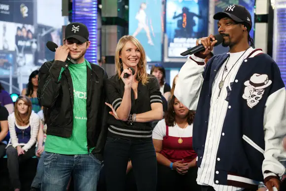 Ashton Kutcher, Cameron Diaz und Snopp Dogg