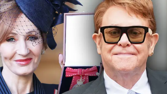 Elton John, J.K. Rowling und diese Stars wurden bereits zum Ritter geschlagen Queen Elisabeth II.