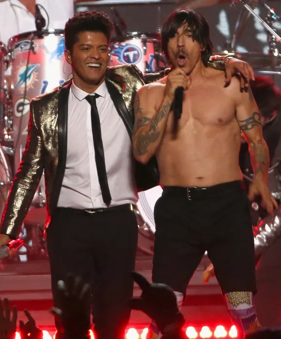 Bruno Mars Anthony Kiedis Super Bowl