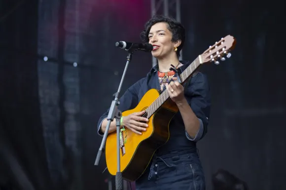Celina Bostic beim Konzert Zusammenstehen im Beethovenpark Erfurt 01 05 2019 *** Celina Bostic at