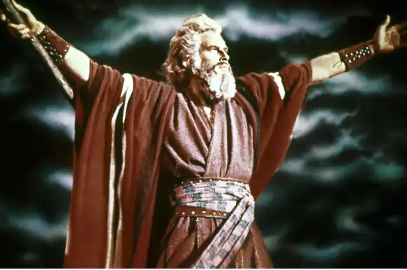 Charlton Heston als "Moses"