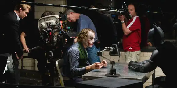"The Dark Night": Christian Bale und Heath Ledger