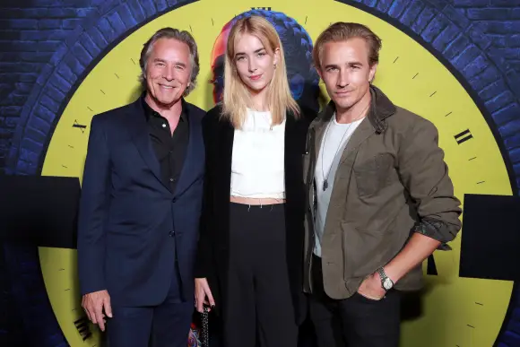 Don Johnson und seine Kinder Grace und Jesse