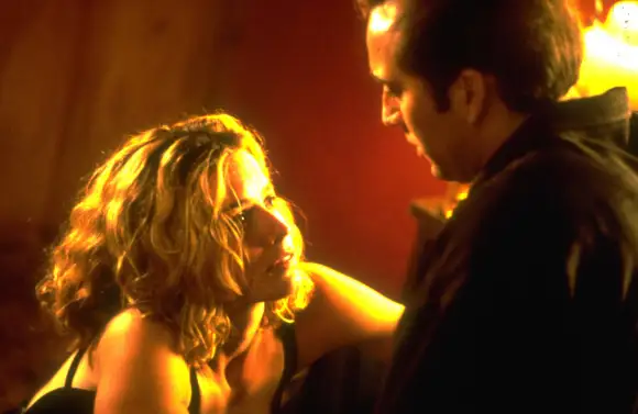 Elizabath Shue und Nicolas Cage in „Leaving Las Vegas"