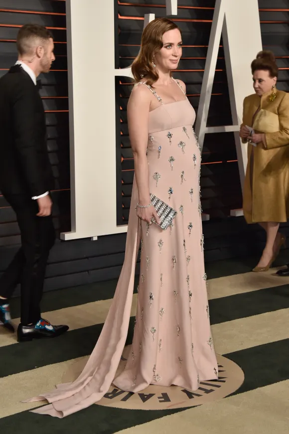 Emily Blunt so schön schwanger bei den Oscars