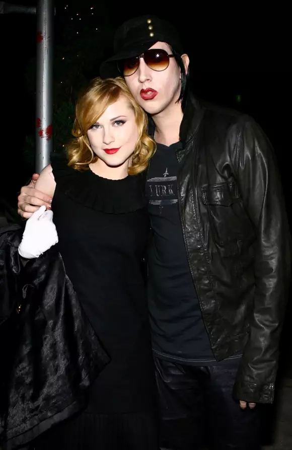 Evan Rachel Wood Marilyn Manson 2007 Paar