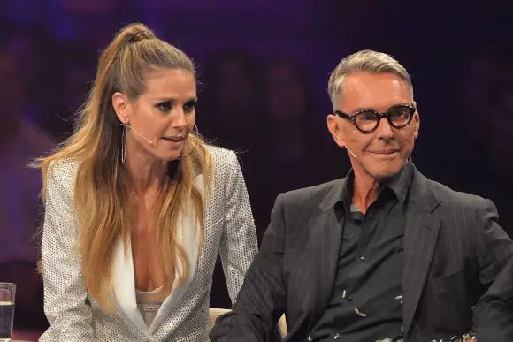 Heidi Klum und Wolfgang Joop beim GNTM-Finale 2017