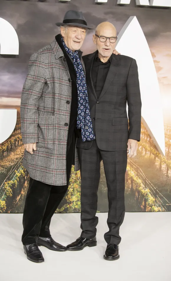 Ian McKellen und Patrick Stewart bei der "Star Trek: Picard"-Premiere 2020