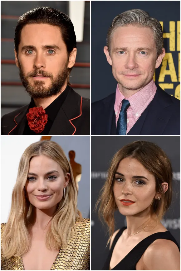 Jared Leto, Martin Freeman, Margot Robbie, Emma Watson