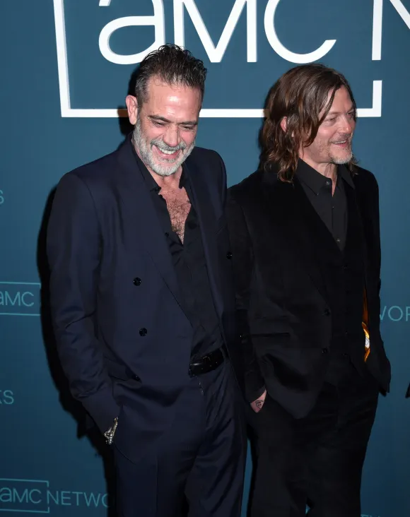 Jeffrey Dean Morgan und Norman Reedus besuchen eine AMC Networks Veranstaltung 2023