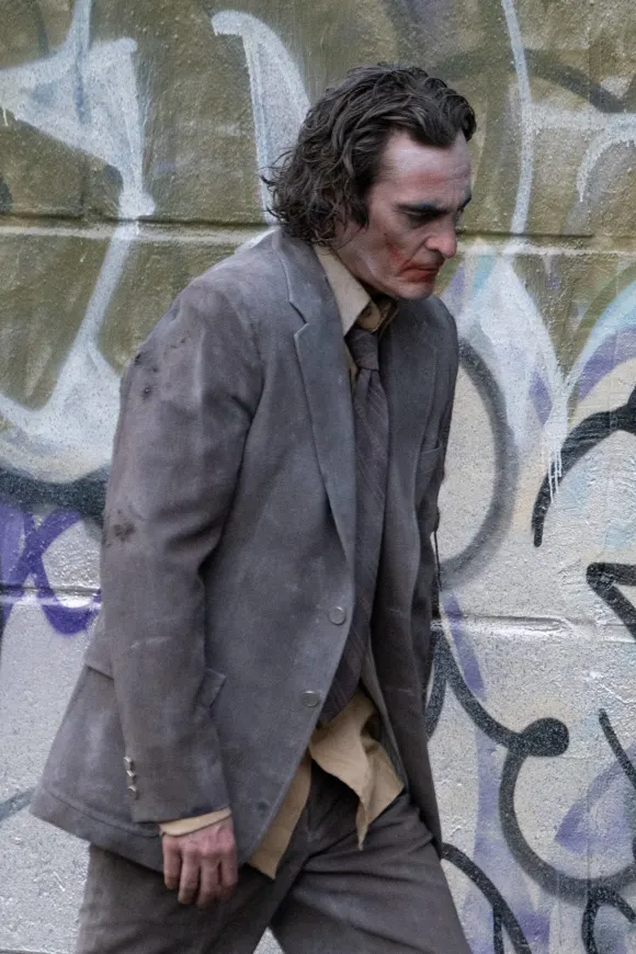 Joaquin Phoenix bei den Dreharbeiten zu "Joker: Folie à Deux"