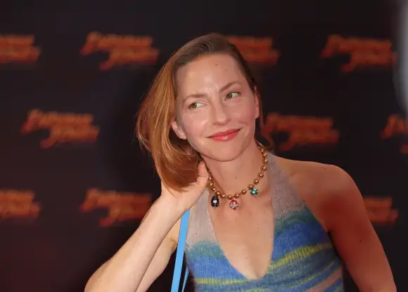 Katharina Schuettler waehrend der Deutschland-Filmpremiere Indiana Jones und das Rad des Schicksals, Zoo Palast, Berlin-
