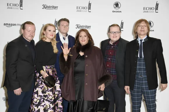 The Kelly Family bei der 27 Verleihung des Deutschen Musikpreises Echo 2018 in der Messe Berlin Be