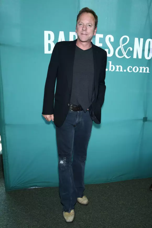 Kiefer Sutherland bei der Präsentation seines Albums „Down in a Hole“