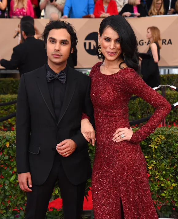 Kunal Nayyar und Neha Kapur bei den SAG Awards