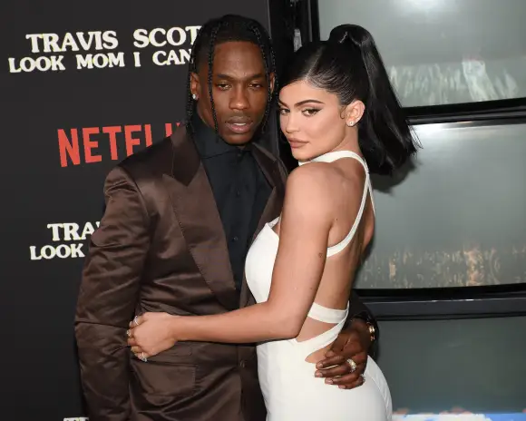 Travis Scott und Kylie Jenner besuchen die Premiere von Netflix s Travis Scott: Look Mom I Can Fly in Santa Monica