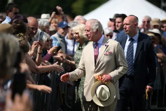 King Charles III And Queen Camilla Visit Sandringham Flower Show