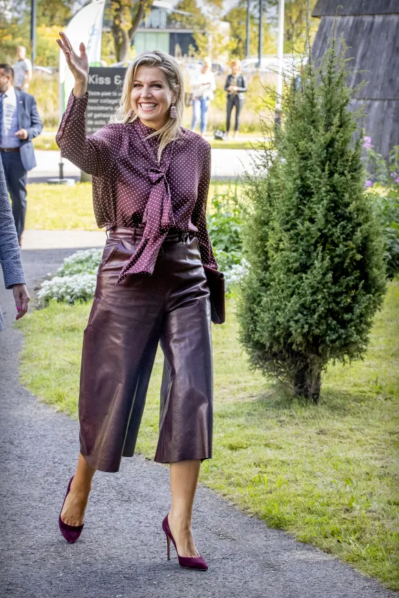 Queen Maxima of The Netherlands Visits NLgroeit in Apeldoorn