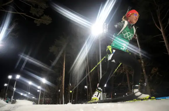 Laura Dahlmeier lief in ihrer beispiellosen Karriere vielen Läuferinnen davon.
