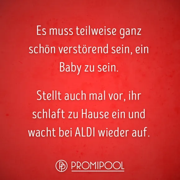 lustiger Spruch Baby Schlaf Aldi