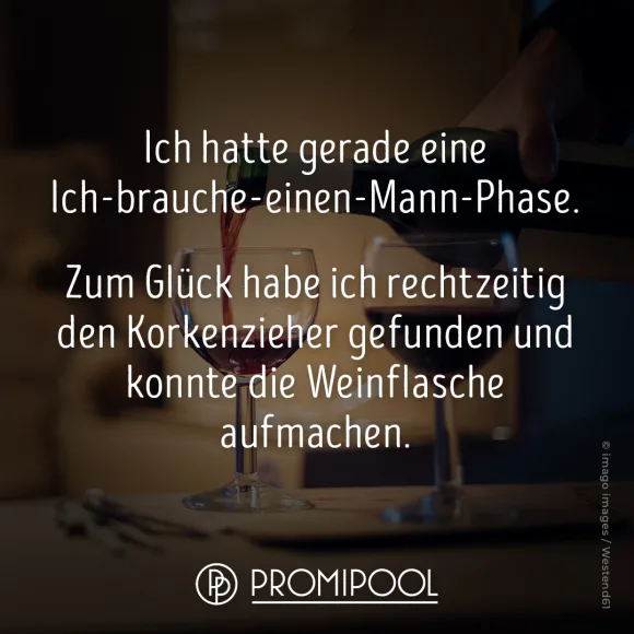 lustiger Spruch Mann Wein