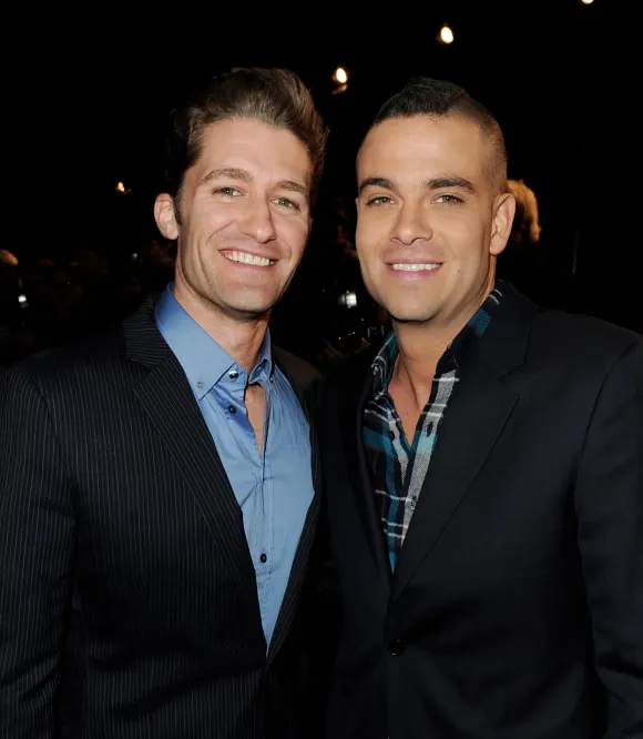 Matthew Morrison und Mark Salling bei der Fox TV's TCA All-Star Party 2011, „Glee“