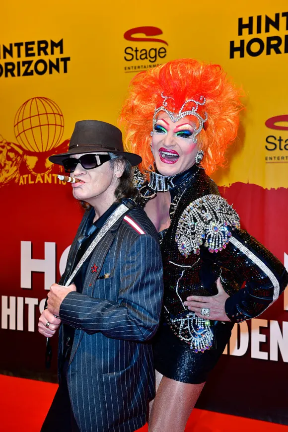 Olivia Jones und Musiker Udo Lindenberg (l.)