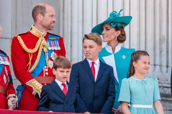 Prinzessin Kate, Prinz William, Prinz George, Prinzessin Charlotte und Prinz Louis