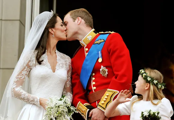 Prinzessin Kate und Prinz William bei ihrer Hochzeit