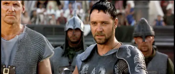 Russell Crowe im Film „Gladiator“ aus dem Jahr 2000